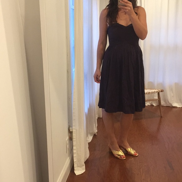 Navy ANTHROPOLOGIE dress - Picture 1 of 6